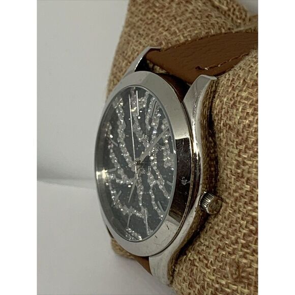 Michael Kors Runway MK3314 Women's Brown Leather Analog Dial Quartz Watch WFH175 - Picture 3 of 11